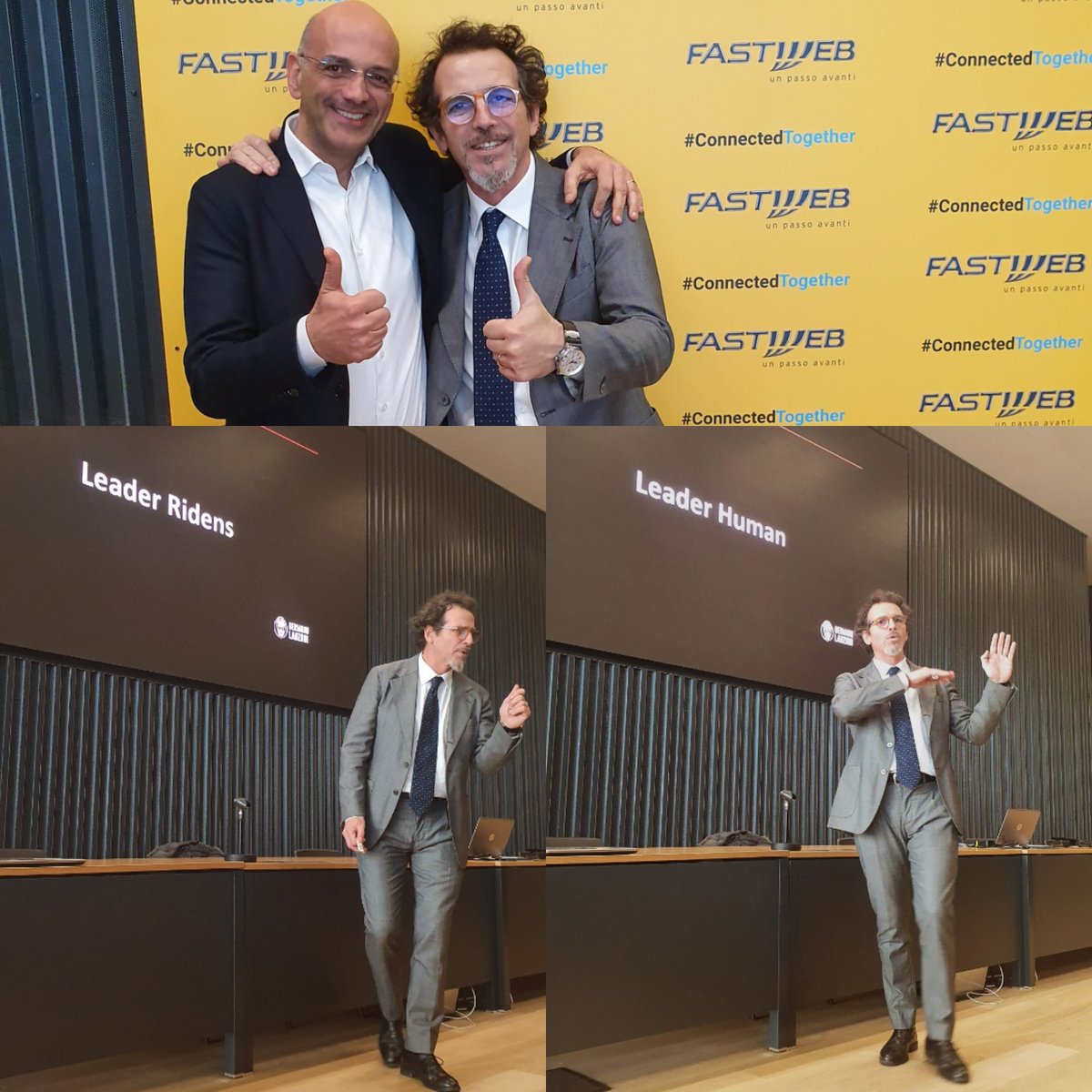 Grazie a <a href="/GermanoLanzoni/">germano lanzoni</a> per averci parlato di ironia ed empatia come capacità di un leader moderno #befw <a href="/FASTWEB/">FASTWEB</a>