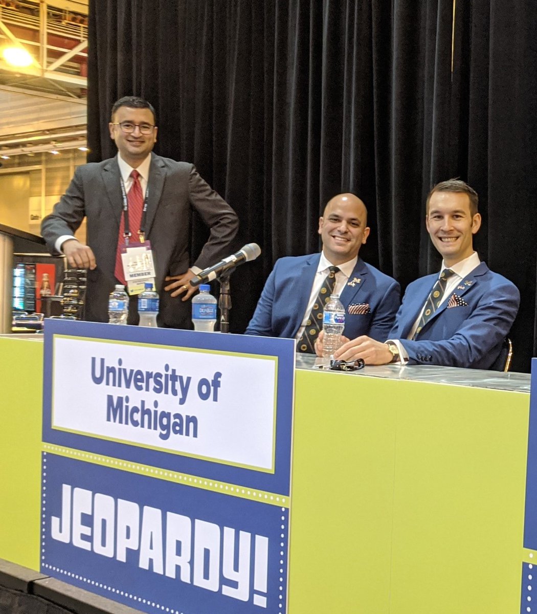 STS_CTsurgery's tweet photo. Congratulations to the #STS2020 Jeopardy winners @UMich! https://t.co/eZTawvSP8p