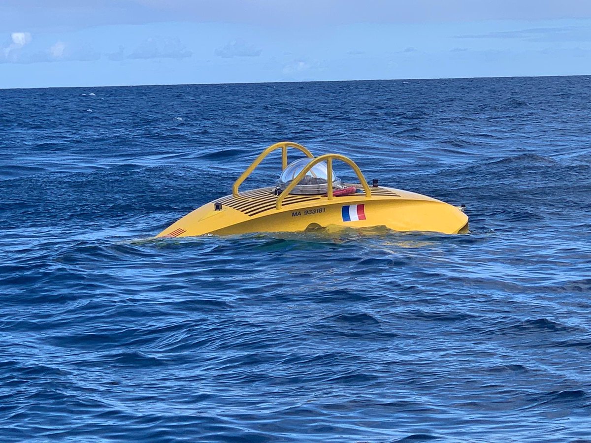 GliderPLOCAN's tweet photo. All set for tomorrow...looking forward another exciting #OceanExploration  day with @ICTINEU3 manned #submersible in waters of @plocan #ICTSNews #Marine #TestSite @SUT_news @MTSociety @AllAtlanticO  @UITradeShow Now is time for a good rest. #OceanTech #MarineRobotics #EUMR https://t.co/J2i3LSfG7A