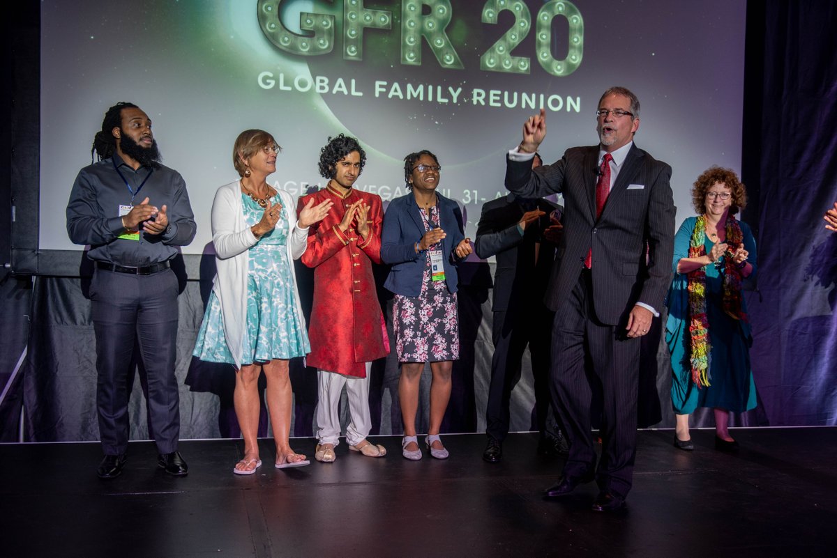 GINEVOLVE's tweet photo. Level 2 Members are recognized on stage at the #GLR20. https://t.co/Zl7ilmVb10