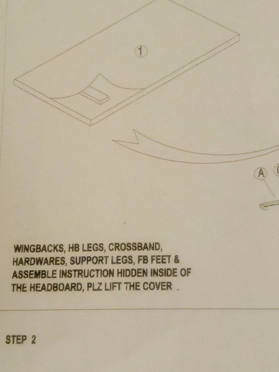 MishaODoyle's tweet photo. Hey @amazon you put the pieces of my headboard and the instructions on how to find them inside the 2nd page of the papers INSIDE THE HEADBOARD!! #NOThelpfulAmazon https://t.co/s5b4v4socy