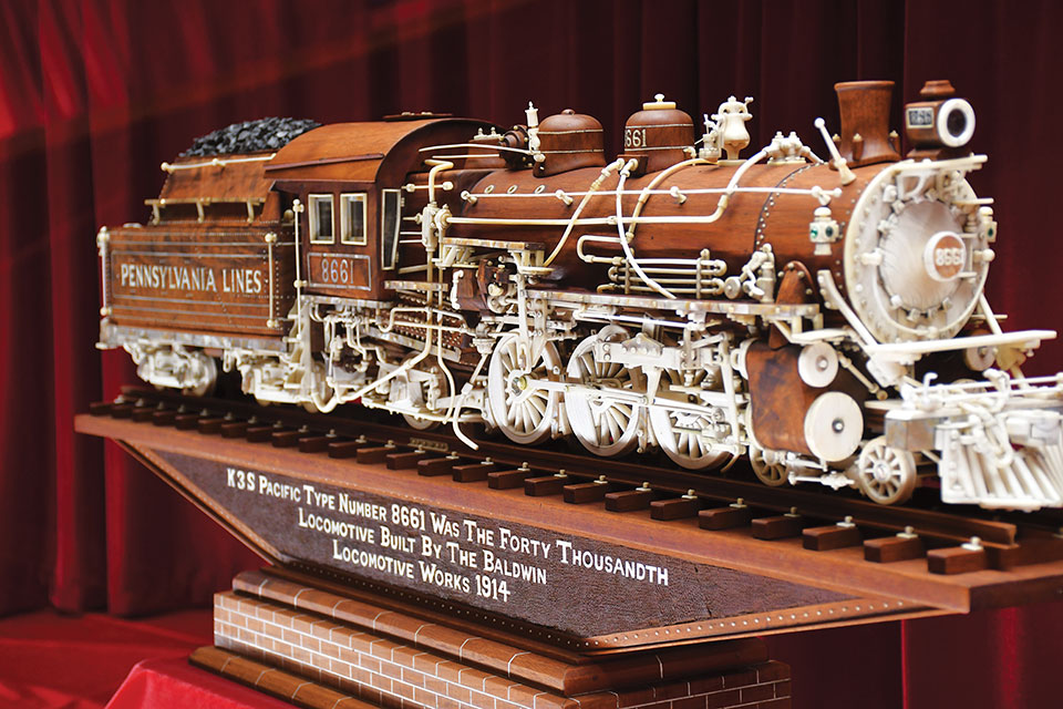 Dover's <a href="/WartherMuseum/">The Ernest Warther Museum</a> celebrates the Ohioan and showcases his intricate wooden works that trace the history of the steam locomotive. ow.ly/1ovf50y4p6U