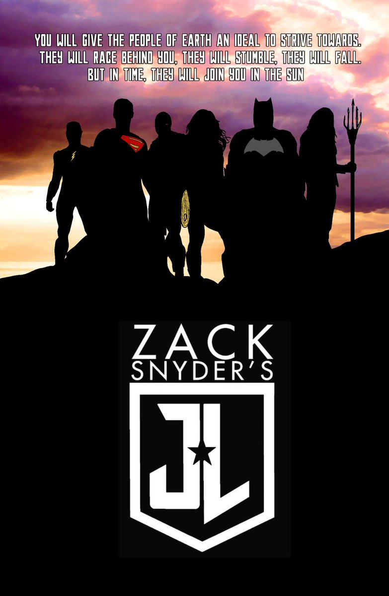 SleeKDesign87's tweet photo. My first attempt at the #ZackSnydersJusticeLeague fan poster event. @ZackSnyder #ReleaseTheSndyerCut https://t.co/DyGq3CIEw2