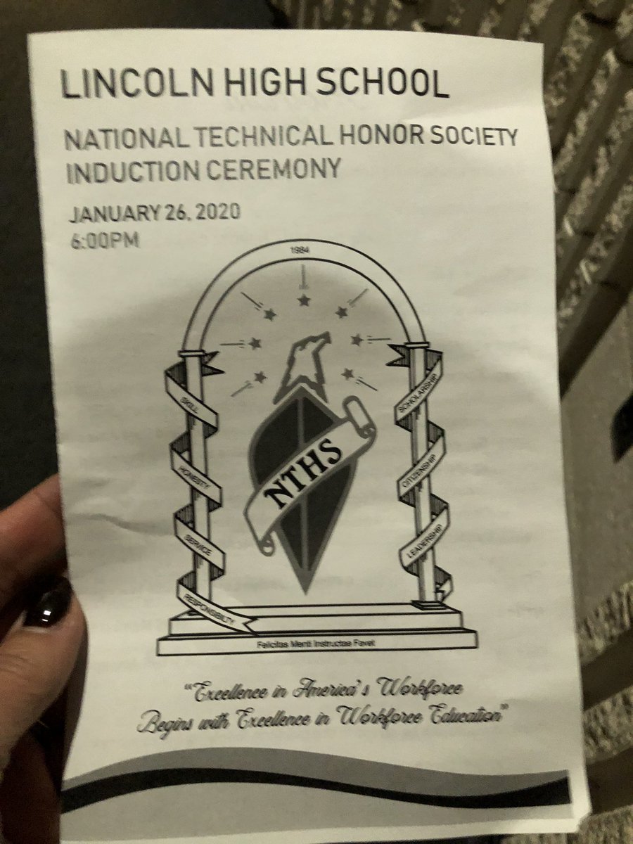 hage_dr's tweet photo. Honor to attend @HarcoboeWV first induction into the National Technical Honor Society tonight @LincolnHighWV. It is Harrison County’s first chapter of NTHS. #proudtobeHC https://t.co/0H3zG24RAB