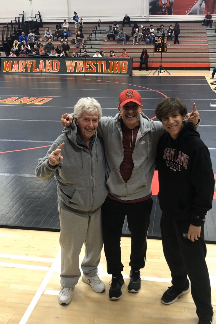 JLazaro32's tweet image. GREAT time and lots of fun at @theolazarou first #collegewrestling match. What a cool experience! @terpswrestling fell short, however they #wrestled really hard!  
#threegenerations
#LazarouFamily
#SundayFunday
#nofootballnoproblem
#terpswrestling
#feartheturtle
#turtlepower🐢💪