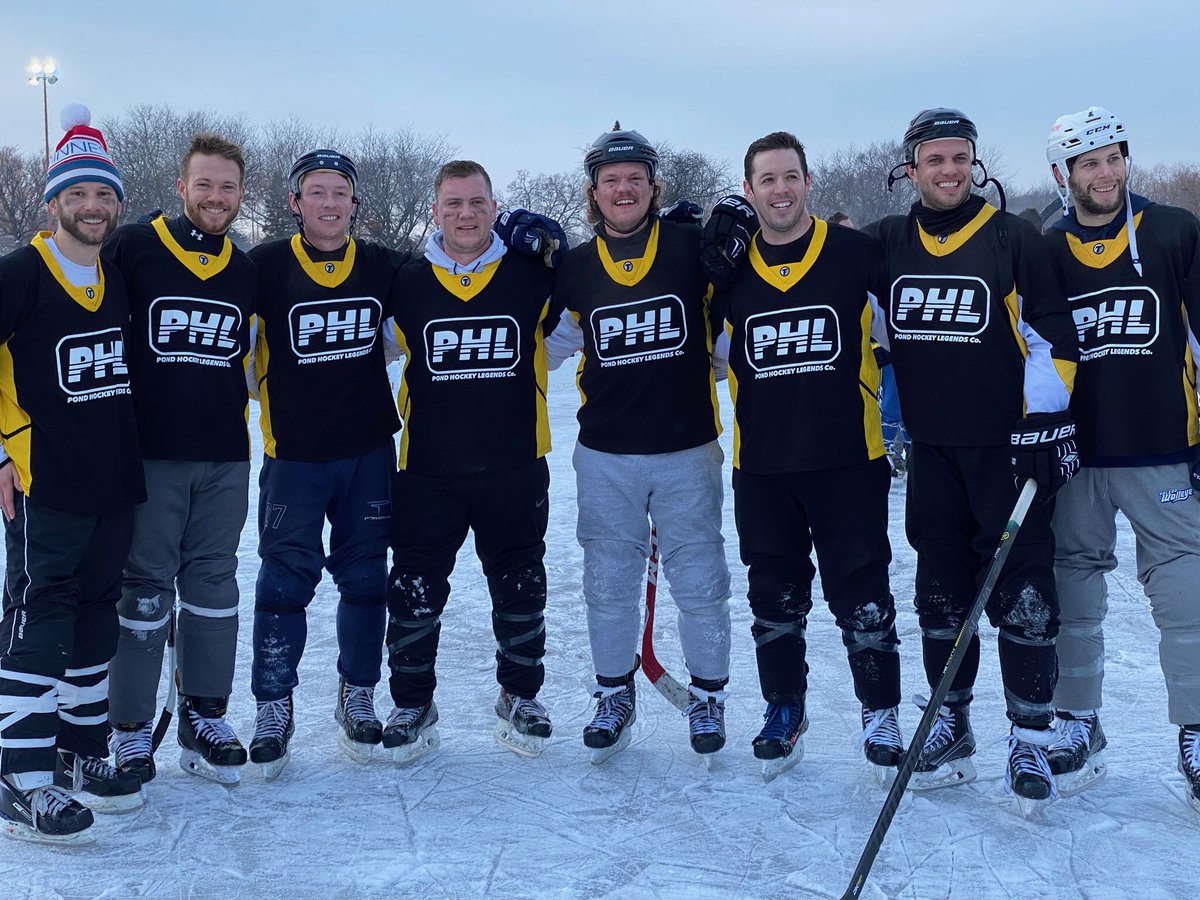 Everyone always says Championship Sunday is a grind. No words can actually describe how big of a grind it is to play 5 games in 1 day. Fell 1 goal short of the Silver Scoop, but proud of this group of guys! #PHL #USPHC <a href="/USPondHockey/">U.S. Pond Hockey Championships</a>