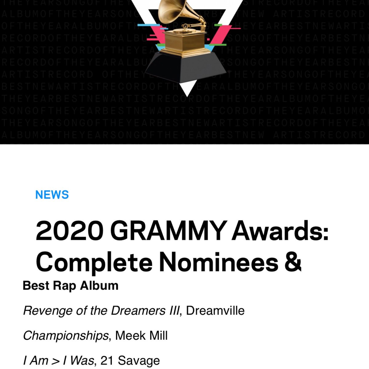 DJPAULKOM's tweet photo. Rip Lord Infamous We Nominated For A Grammy Tonight!!! @21savage Lets Get It!!! Album Credits: #GoodDay &amp; #AandT #riplordinfamous #ripkobebryant #ripgigibryant 🙏🏾🙏🏾🙏🏾‼️‼️‼️ https://t.co/YmPxr5pt2i