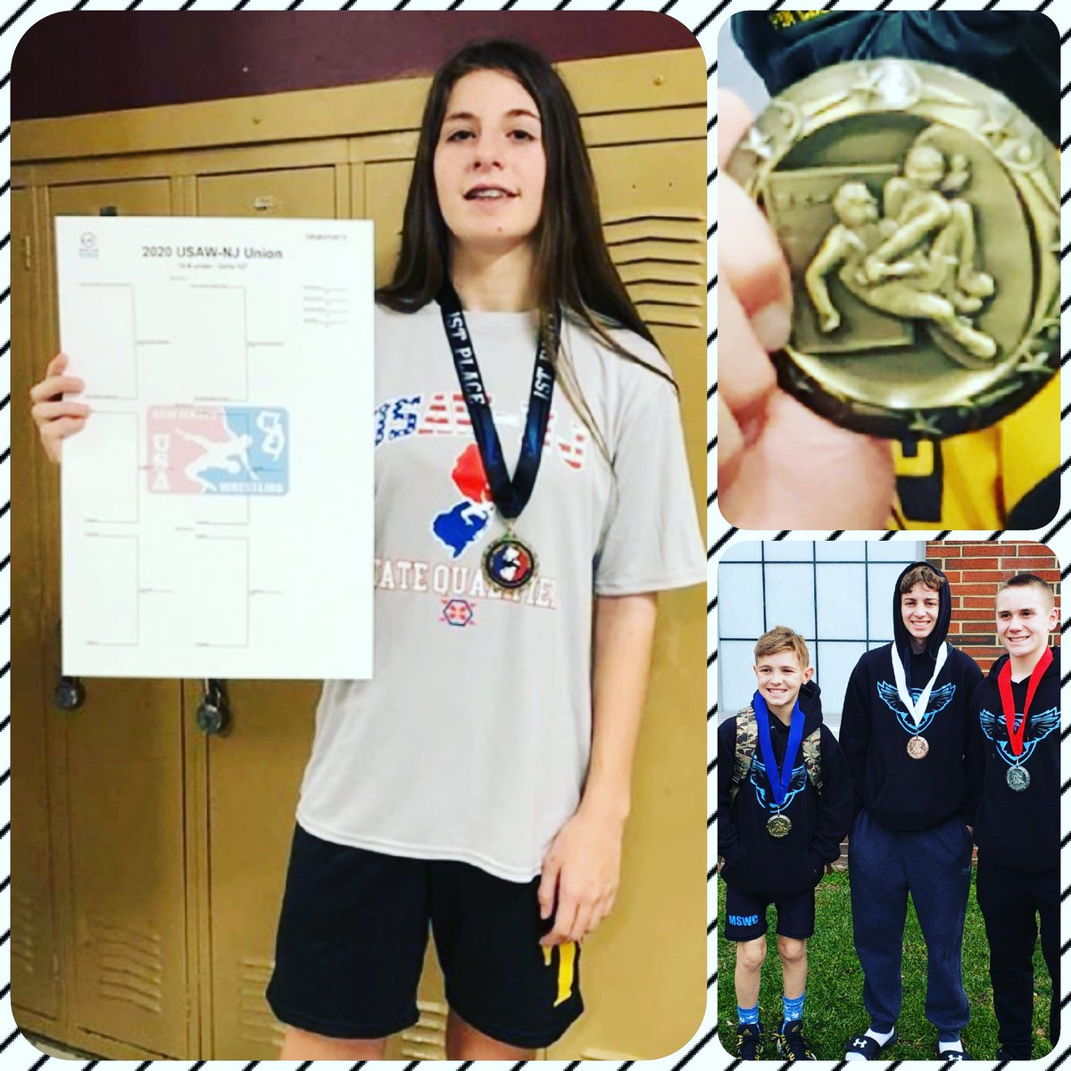 MiddSouthWC's tweet photo. This is what it's about... Put the time in and earn the rewards!
.
Missing a few medalists but great job to our Thompson/Midd South Wrestling Club wrestlers!
.
@MiddSouthWRESTL
#NJGSWL #BreakingNewGround #Opportunities4All https://t.co/xjpTH7e0Nq