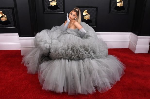 MeganDiCapriOh's tweet photo. Who wore it best? #grammys #arianagrande #dustbunny https://t.co/cBTcT3WHCp
