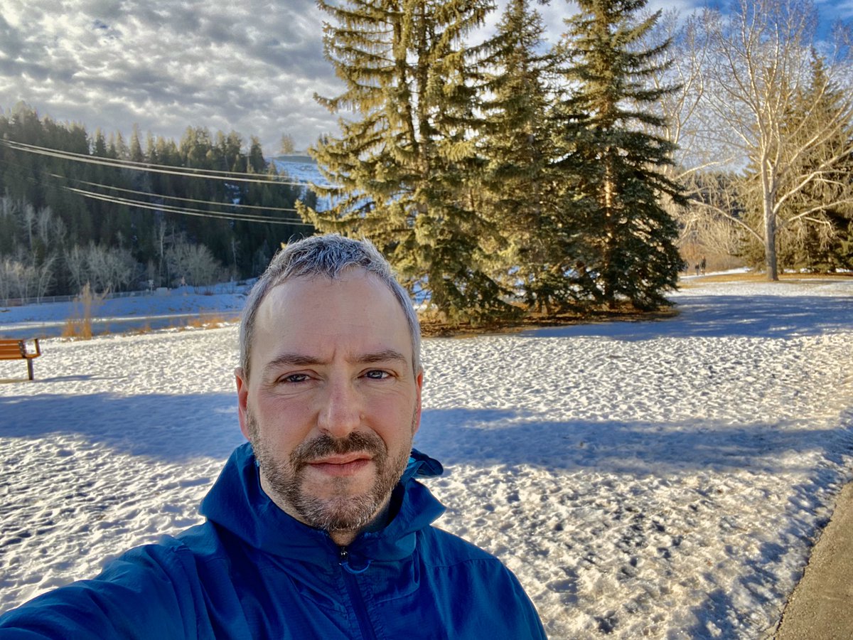 LoPerformancAth's tweet photo. I ruined my iPhone swimming in a cenote in Mexico... back in #yyc with a new phone and a first run back in the North.  First pic ~ nearing the end of 30 KMs. #running #OutRunner #OutrunRare #RareMatters https://t.co/WKRQ11Br1c