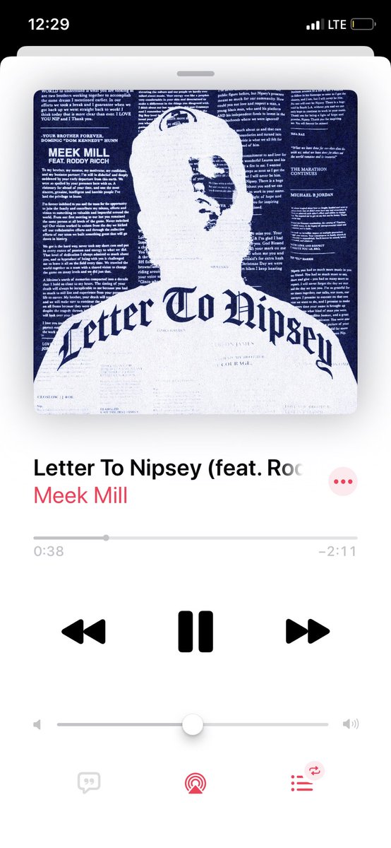 Nick_Papz's tweet image. Letter To Nipsey 🏁🔵 OUT NOW