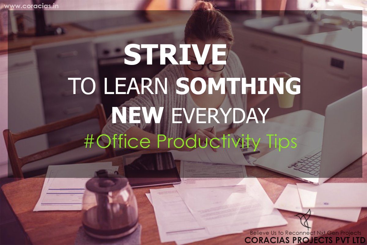 Learning provides you with an escape when you need it, knowledge when you seek it, and a great pastime. Reduce stress. It gives our brains something to think about other than our daily worries.Our whole life is based on learning.
#officeproductivitytips
