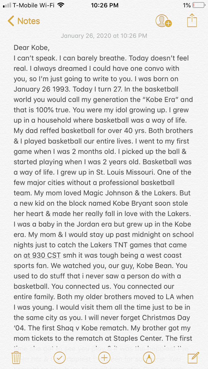 KendalShell's tweet image. 1.26.1993 a Birthday I’ll never forget. Thanks for everything @kobebryant