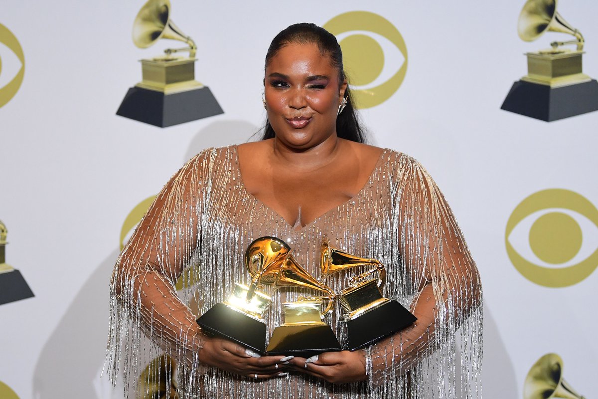 Image result for Lizzo 3 Grammys Images