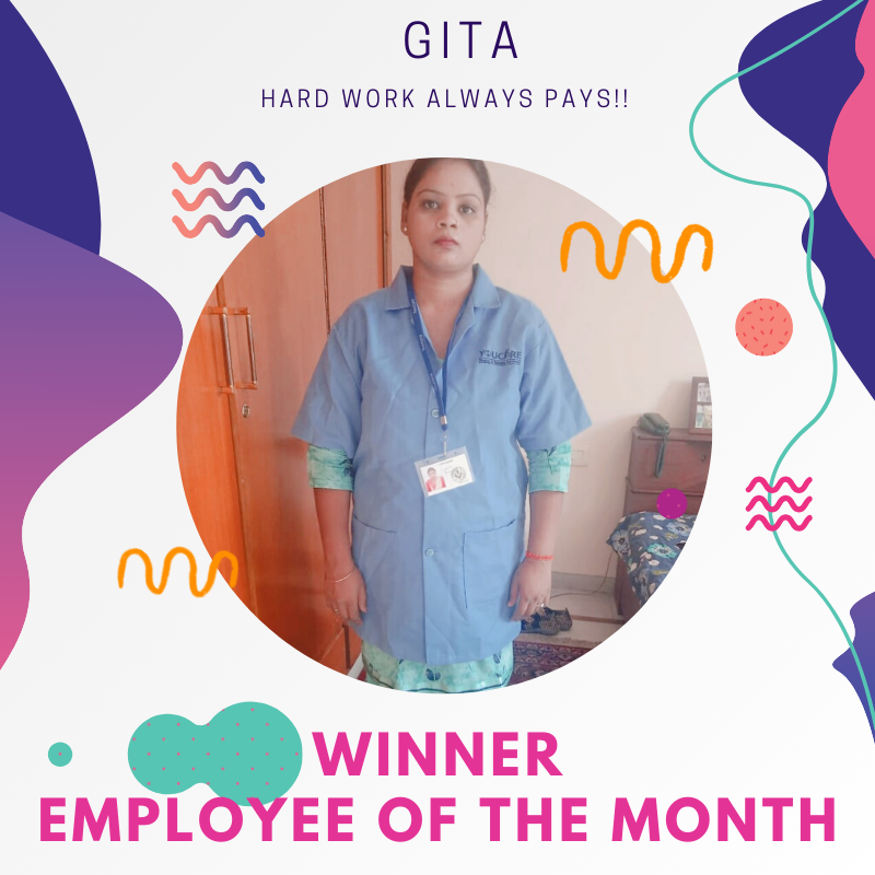Youcarein's tweet photo. Proudly announcing winner and runners-up for Employee of the month "January 2020". Team @Youcarein wishes Gita and Manju the very best for ahead and hope they continue their exemplary performance in the future also.
#employeeofthemonth #youcare #babysittersathome #PatientCare https://t.co/xunP4VCD0s