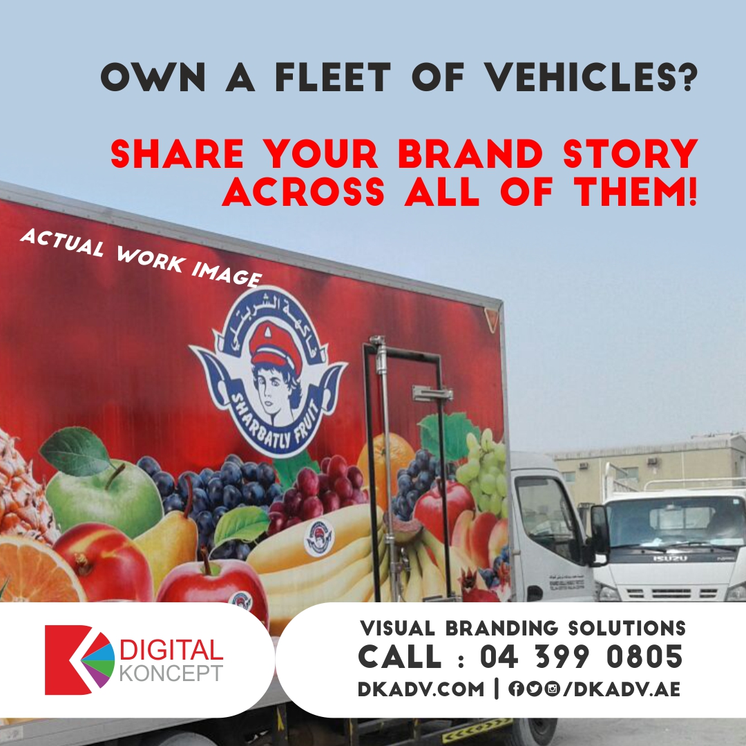 dkadvae's tweet photo. Vehicle branding can be a great way to reach out to your customers and if you own a fleet of vehicles, why not leverage them to boost your brand equity?
Visit us: https://t.co/l98McX2dv7
Or Call us at: 043990805

#DigitalKoncept #VehicleBranding #Dubai https://t.co/GqJD9Zpg5r
