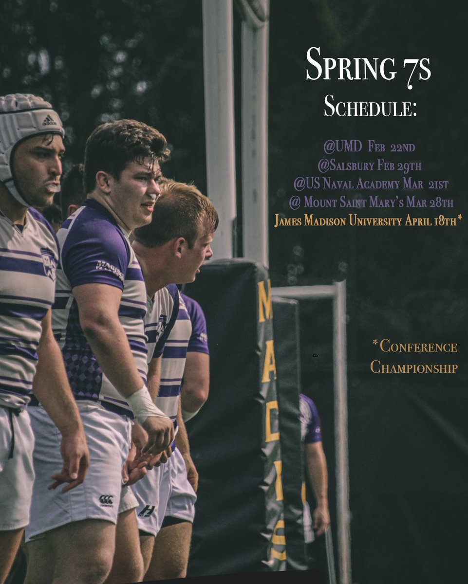 JMU_Rugby's tweet photo. Seasons almost here. https://t.co/GMAea4CaBg