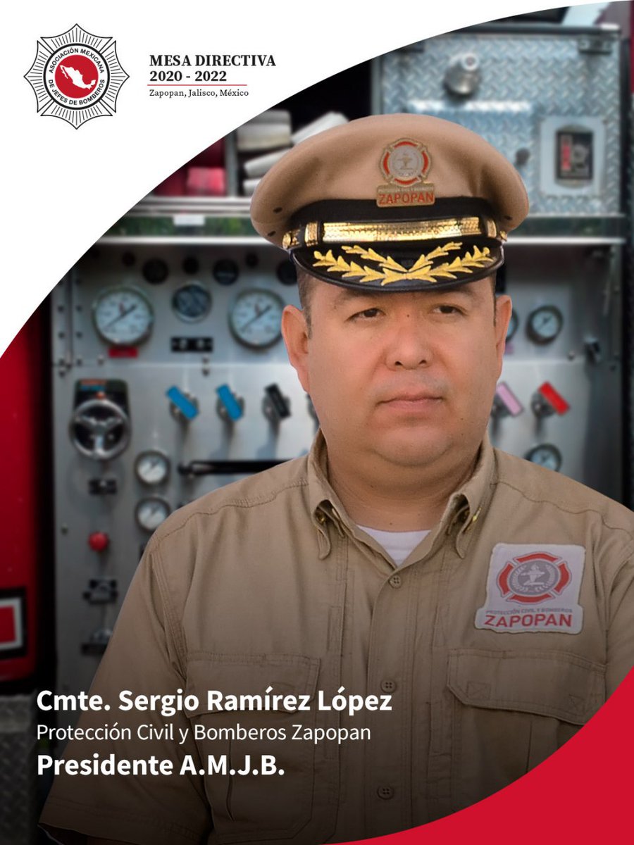 BomberosMexico1's tweet photo. #Destacado

Te presentamos a los miembros de la nueva Mesa Directiva de la Asociación Mexicana de Jefes de Bomberos.

Como Presidente, el Cmte. @sergioramloz, lidera este proyecto y coordina el trabajo de los Jefes miembros para alcanzar los objetivos de nuestro #PlanDeTrabajo. https://t.co/ygFpasmueL