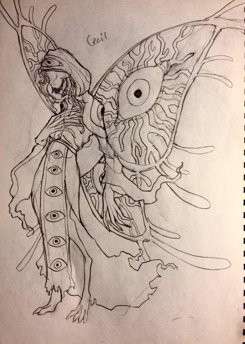 4. Any villain ocs?
Yes! Cecil, who can change his face, and Maika, a squid dictator 