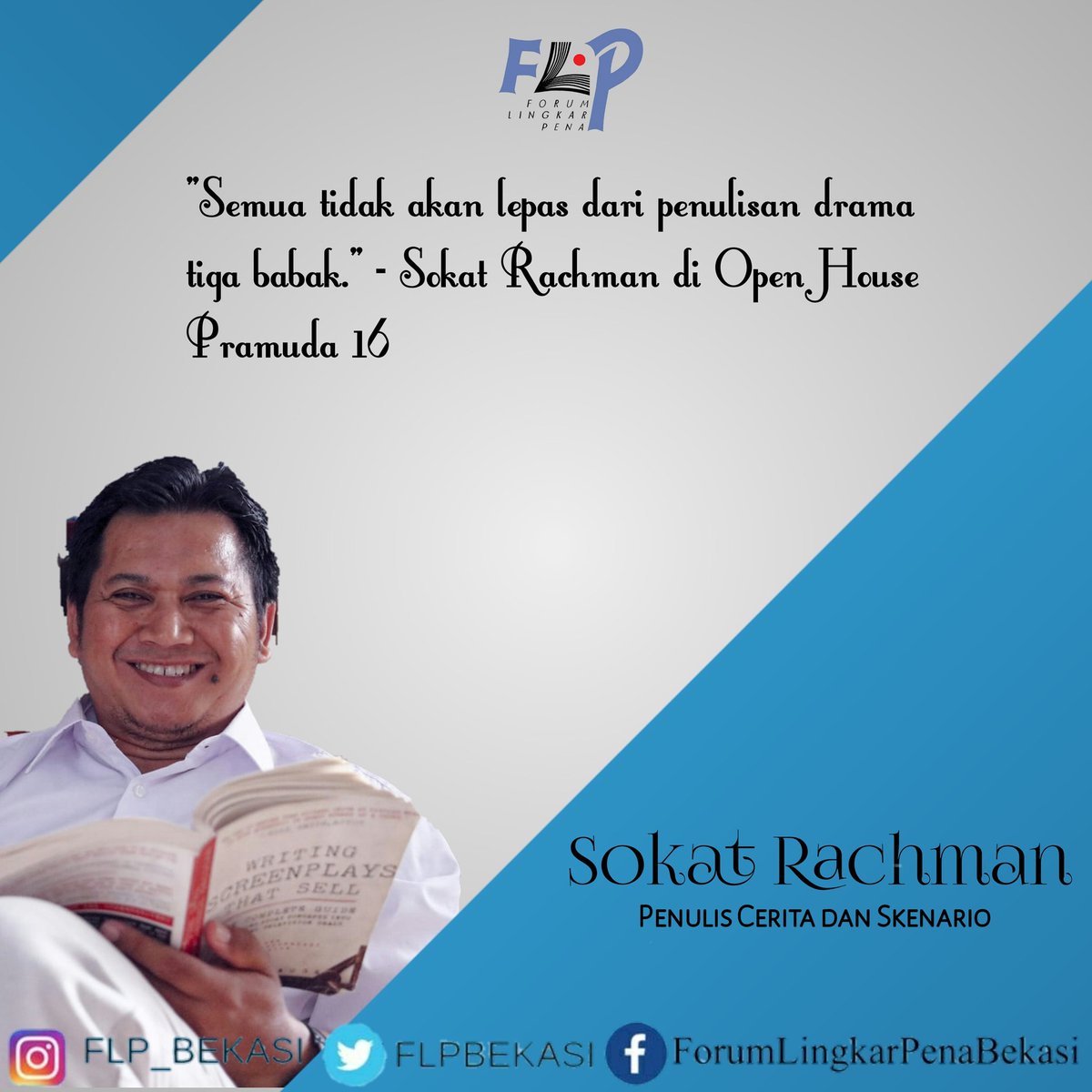 Kemarin, di Open House Pramuda 16 Forum Lingkar Pena Bekasi Bersama Omah Literasi dan Econnection Space