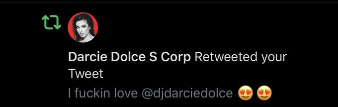 Holy shit!!!! Y&rsquo;all I&rsquo;m so happy and so turned on and I don&rsquo;t even know why I&rsquo;m turned on!! But @DjDarcieDolce