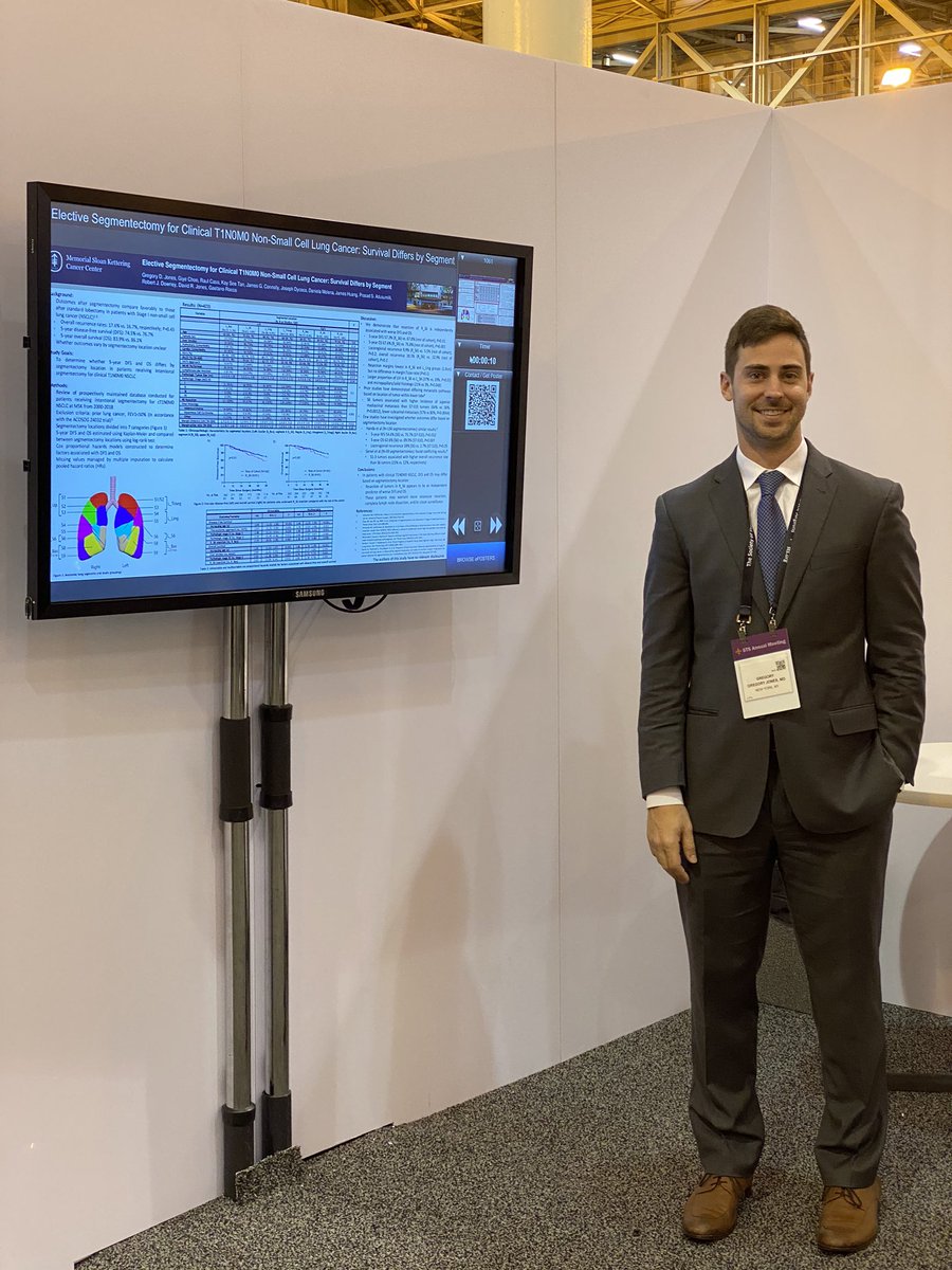 Audrey Jones, PharmD, MBA (@ajonespharmd) on Twitter photo Does location of segmentectomy affect outcomes in patients with NSCLC? Dr. <a href="/GregoryJonesMD/">Gregory Jones</a> explains risk factors for increased risk of recurrence and decreased survival 🩺🔪🚬💉 #STS2020 #thoracicsurgery #lungcancer Does location of segmentectomy affect outcomes in patients with NSCLC? Dr. <a href="/GregoryJonesMD/">Gregory Jones</a> explains risk factors for increased risk of recurrence and decreased survival 🩺🔪🚬💉 #STS2020 #thoracicsurgery #lungcancer
