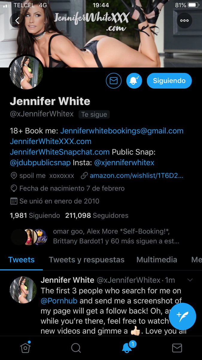 Jennifer white snapchat