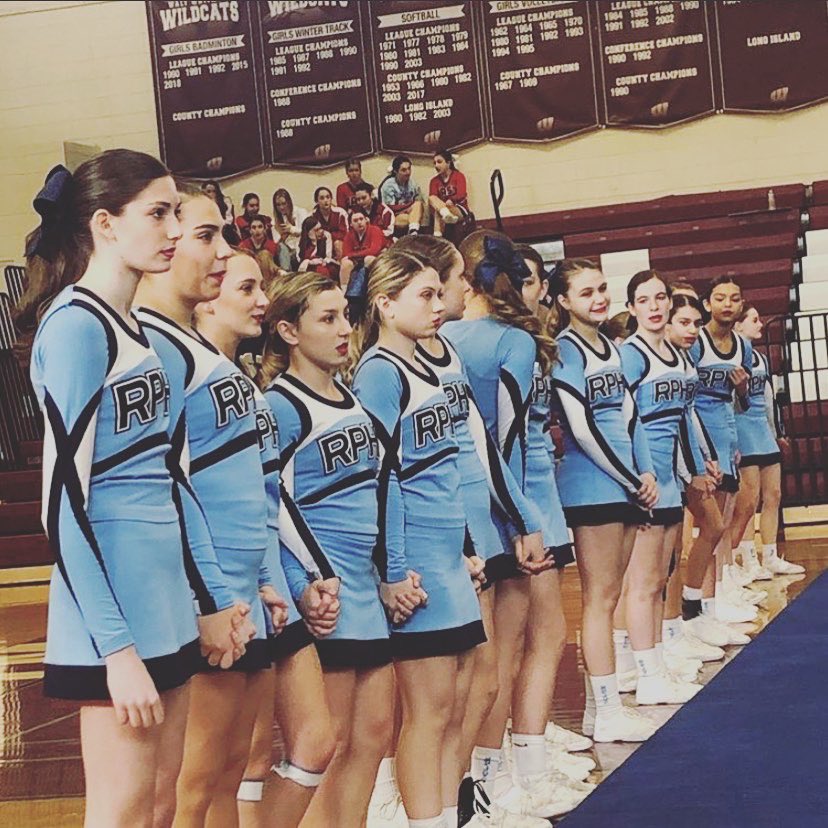rpjvcheer's tweet photo. A hit and a win for these awesome athletes at Walt Whitman’s @SectionXICheer @SectXISuffolk JV cheer competition 🥇💙💪🏼 #RPJVC #230 https://t.co/jWtzCMwDGh