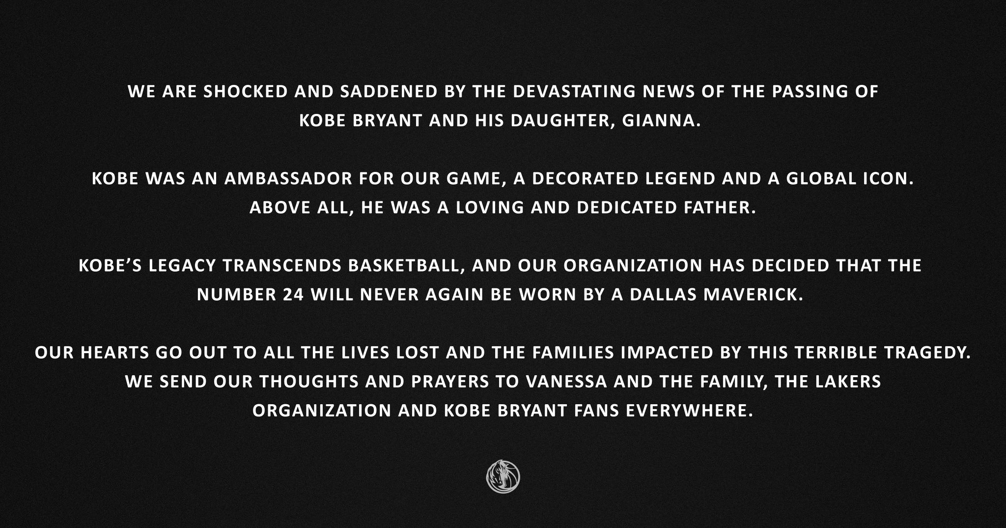 RIP Kobe Bryant: Mavs to Retire Number, Fans Demand a Logo Change and More  Tributes – SportsLogos.Net News