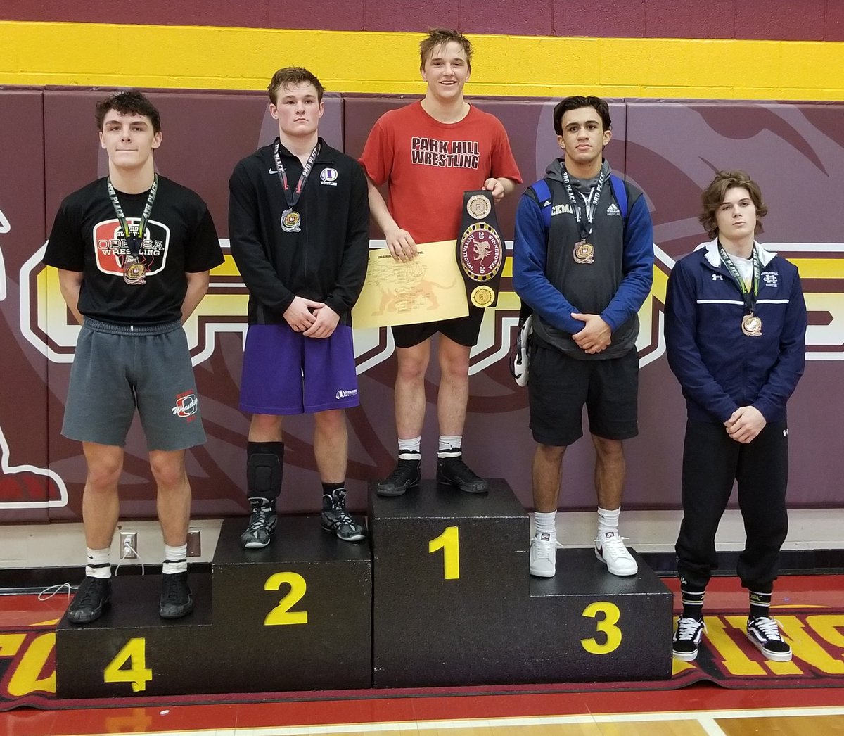 .<a href="/GraystonDiblasi/">Grayston DiBlasi</a> is the Winnetonka Wrestling Tournament Champion  at 152. Gray was 7-1 with two Pins, four Decisions, and one win by Disqualification. In the finals, he beat Indianola's Brennan Meachur by Major Decision 1-0.
#WeAreParkHill #hardwork 
#medalstandpics