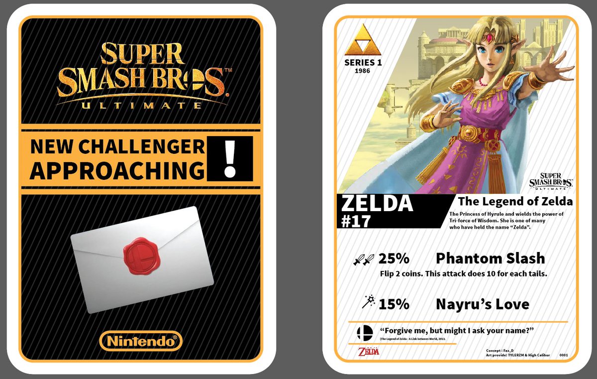 The_Faz_D's tweet photo. What if #SuperSmashBrosUltimate was a Trading Card Game https://t.co/XFf3DZqXmS
