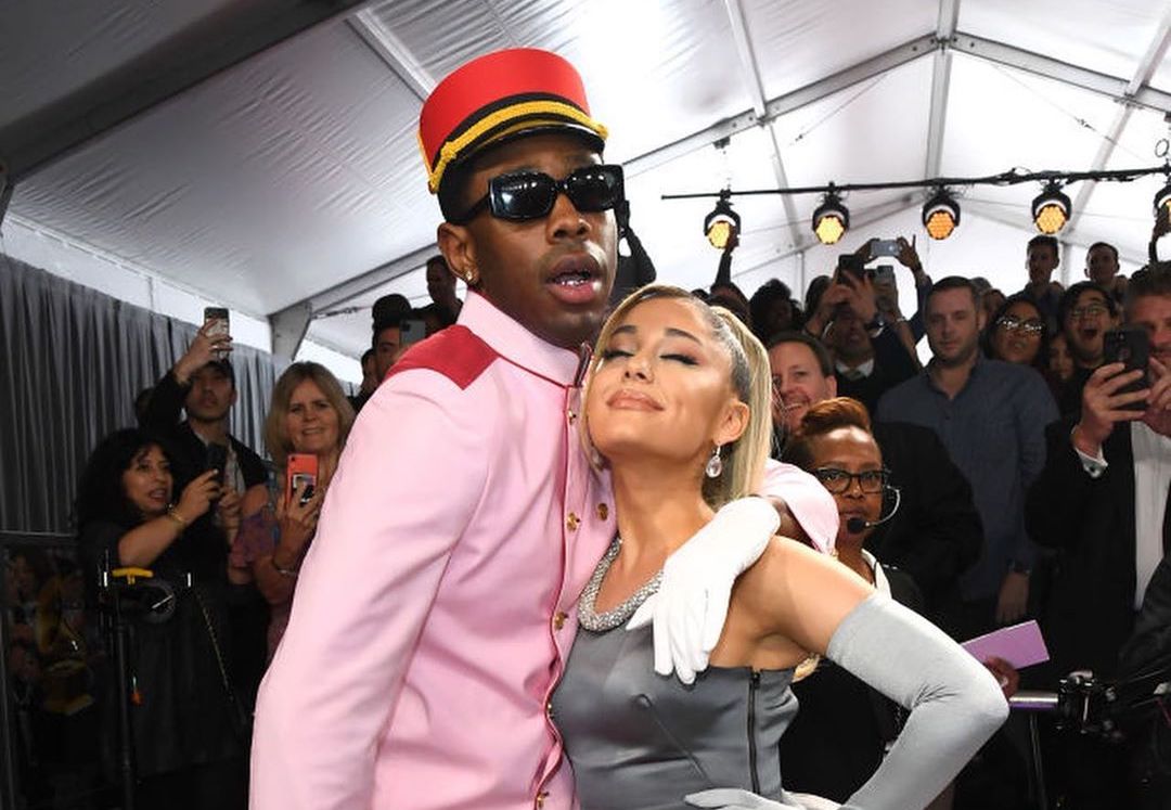 RepublicRecords's tweet photo. Well, this a great pic.
@tylerthecreator @ArianaGrande
#GRAMMYs https://t.co/8XAyQAk4Eb
