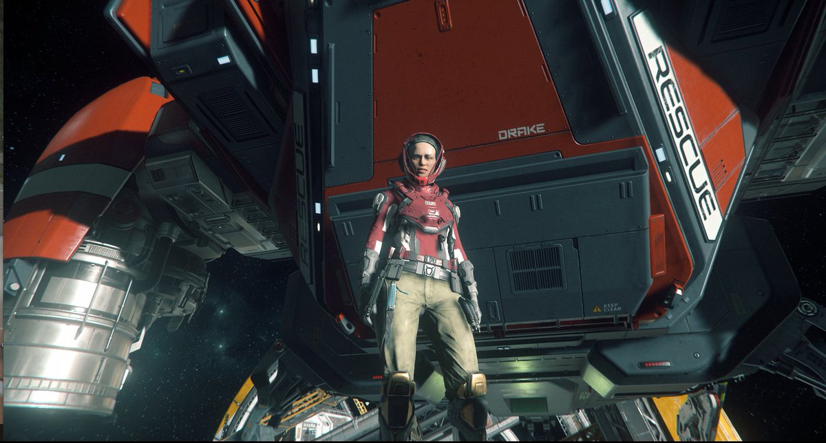 jollyworms's tweet photo. @RobertsSpaceInd At the ready. #StarCitizen #CutlassRed https://t.co/Hk3xx3WI1y