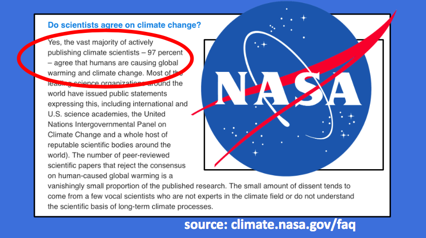 The IPCC is indeed under the auspices of the United Nations but you know who isn't? NASA. The guys smart enough to land humans on the moon and send robots to Mars. So what's the deal? Were they so easily tricked or are they in your ever-growing/unmanageable conspiracy? /5