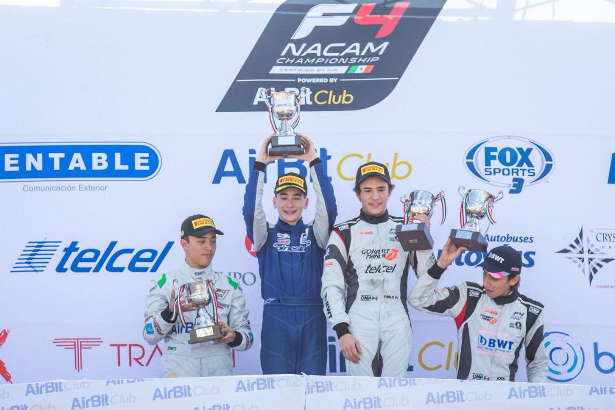 Telcel_Racing's tweet photo. ¡Seguimos sumando en la @FIAF4Nacam! @pabloplg2 sale de Puebla con podio; @andres_perezdl suma puntos. 🏎💨
💻 https://t.co/HW9El30D3d #ReporteTelcel @RPLRacing https://t.co/m49K6c3flN