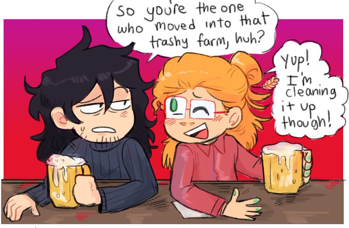 Yep, stardew valley erasermic AU
Hizashi is not a good farmer ? 