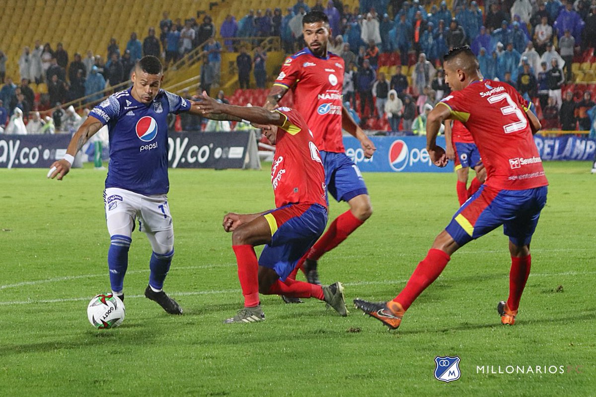 MillosFCoficial's tweet photo. 90’ Termina el partido en El Campín. Millonarios 1 - 2 Pasto. El próximo juego será frente al Cúcuta en condición de visitantes. https://t.co/2sjF0yqsGG