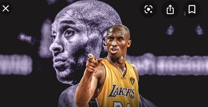 RIP Black Mamba. You were an icon for the game of basketball and so much more for for millions around the world. You will be missed