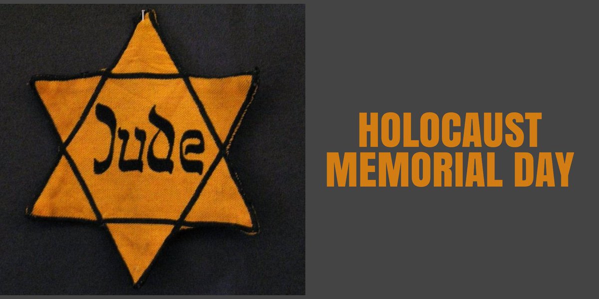 The #Holocaust was one of the darkest things in history. Today we remember all those murdered in the Holocaust only because they were born #Jewish. 

Never again. 
#InternationalHolocaustMemorialDay