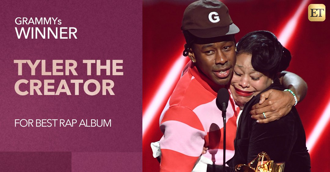 Grammys 2020: Tyler the Creator brings mom onstage for acceptance speech -  ABC30 Fresno
