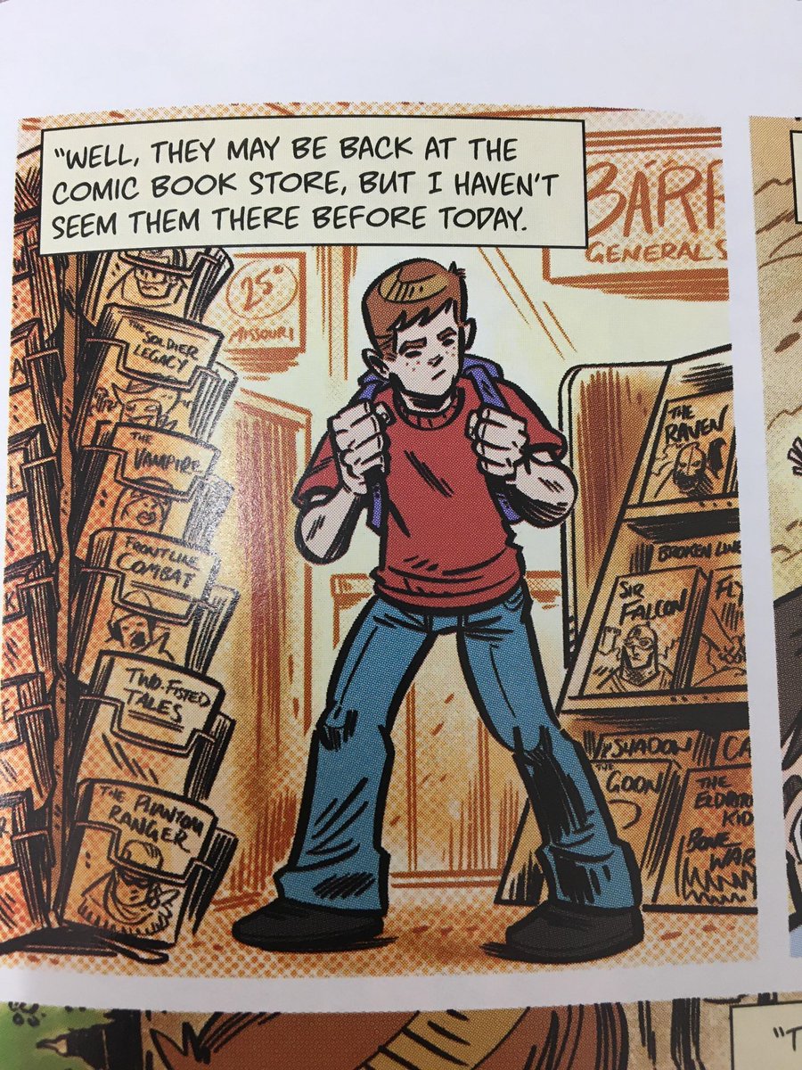 Chronicle_Tweet's tweet photo. By now most #Frew phans have their 2020 annual. Has anyone done what #Frew wanted &amp; handed the #KidPhantom special to some children so they can discover the Phantom? Did everyone pick up on the easter eggs in the comic store including #SyBarry himself? @pmason83 @AConstantWords https://t.co/ByTdQvef7a