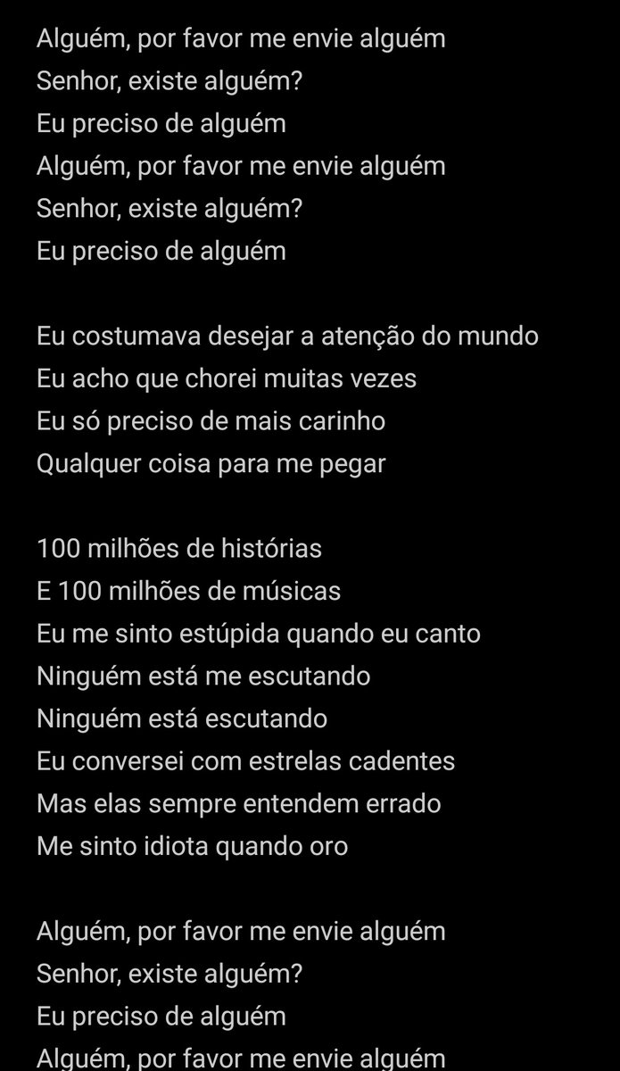 Preciso da tradução da música, POR FAVOR!
