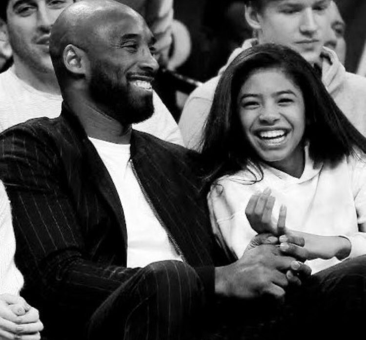 A dad and his daughter ❤️May God bless Kobe and Gigi and all of the lives lost!  #RIPMamba #thisispersonal #perspective