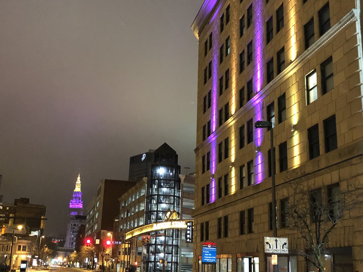 Tonight, Cleveland honors the life and legacy of Kobe. #KobeBryant