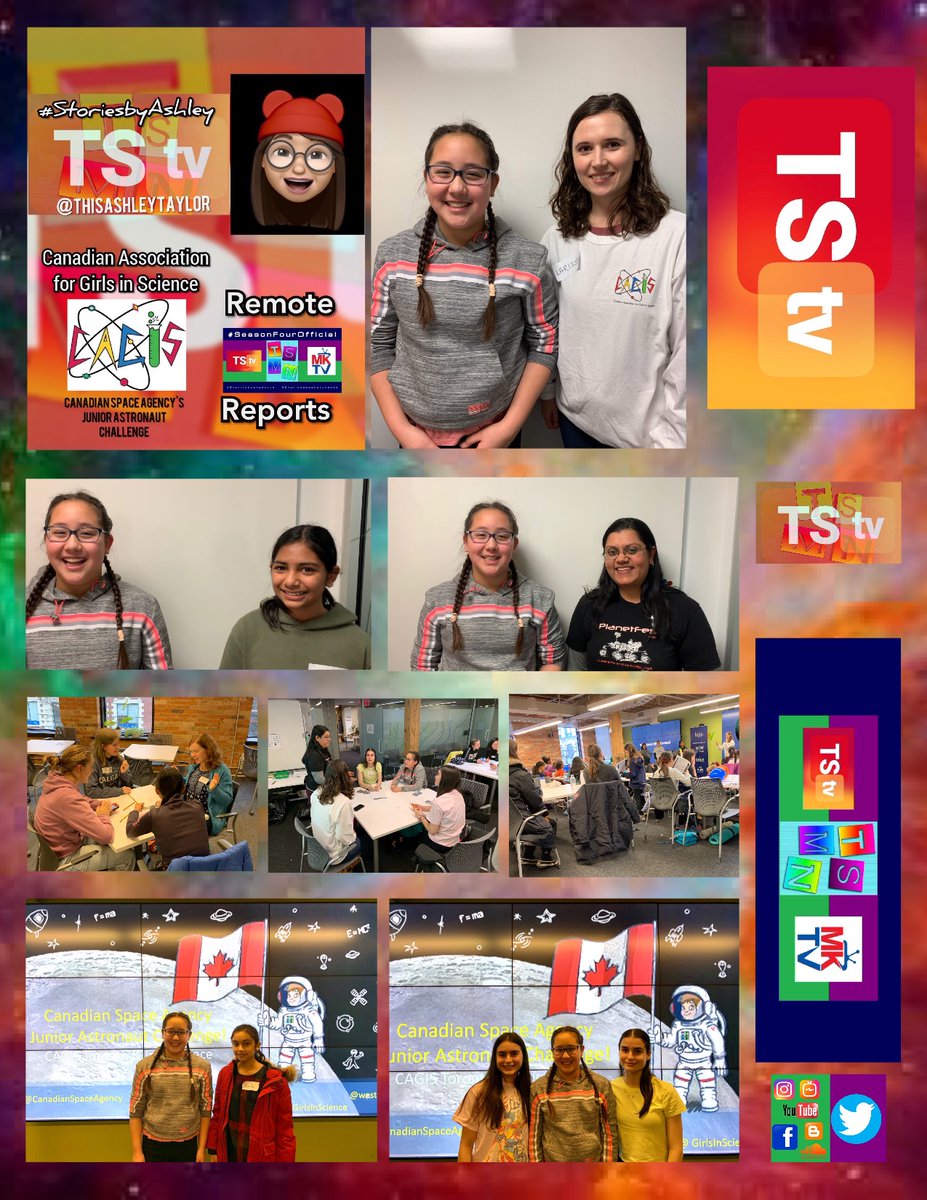 TSMN_studios's tweet photo. #StoriesbyAshley was at the wonderful & engaging @GirlsInScience @csa_asc event w/ many excited students working together on challenges & developing new and happy friendships! What a day! TY to @DrLarissaV @b_muscateer TY 2 the students who spoke w/ @thisashleytay today! #STEM https://t.co/KtaIr3q13V