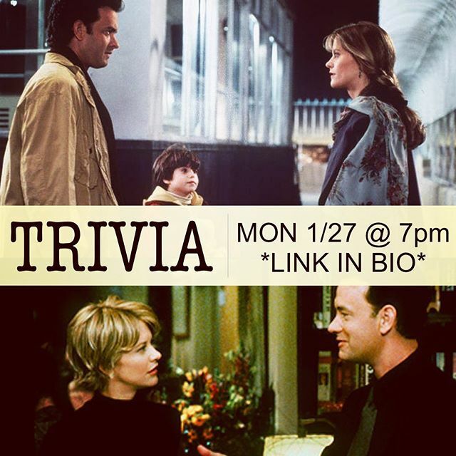 TrinityCider's tweet photo. How can you NOT love Meg Ryan and Tom Hanks?? 🥰 Come to trivia and test your knowledge of “Sleepless in Seattle” and “You’ve Got Mail.” Prizes for 1st, 2nd & 3rd!
.
.
.
.
.
#dallastrivia
#cidertrivia
#deepellum
#dallasites101
#romcomtrivia https://t.co/Ss17TiOYUU https://t.co/1jJTulxrEl