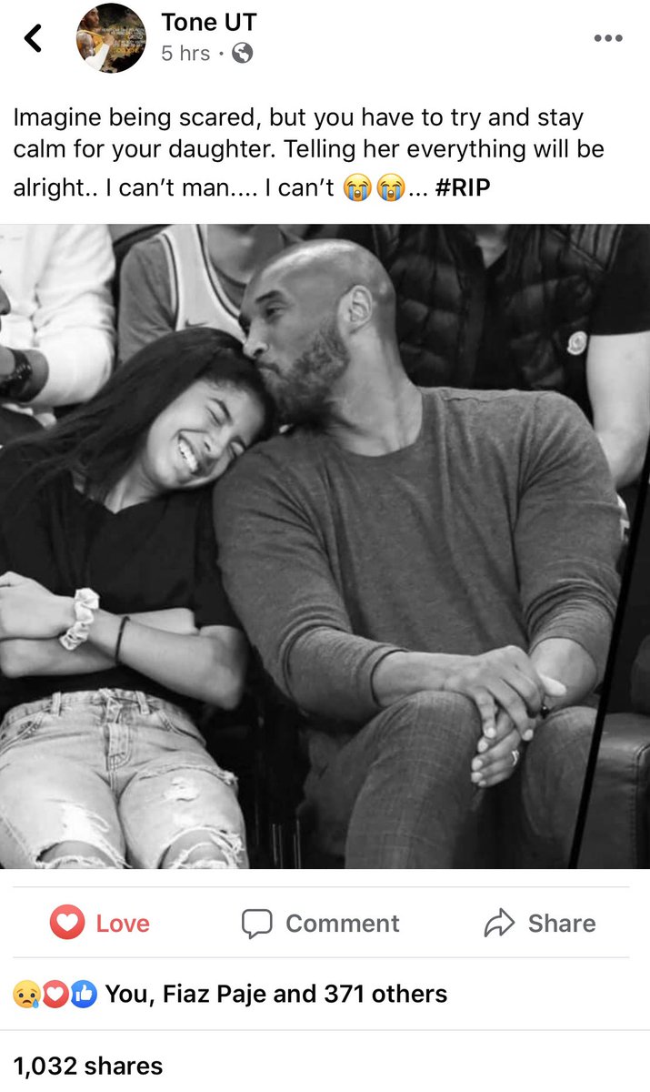 JUtoaluga's tweet photo. So sad 😞 #RIPMamba #RIPKobe #RIPKobeBryant https://t.co/PG7hQ8ISUc