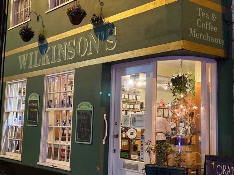 WilkinsonsofNor's tweet image. A friend sent me this photo of the shop in the early evening. I thought it was great. Thanks K!