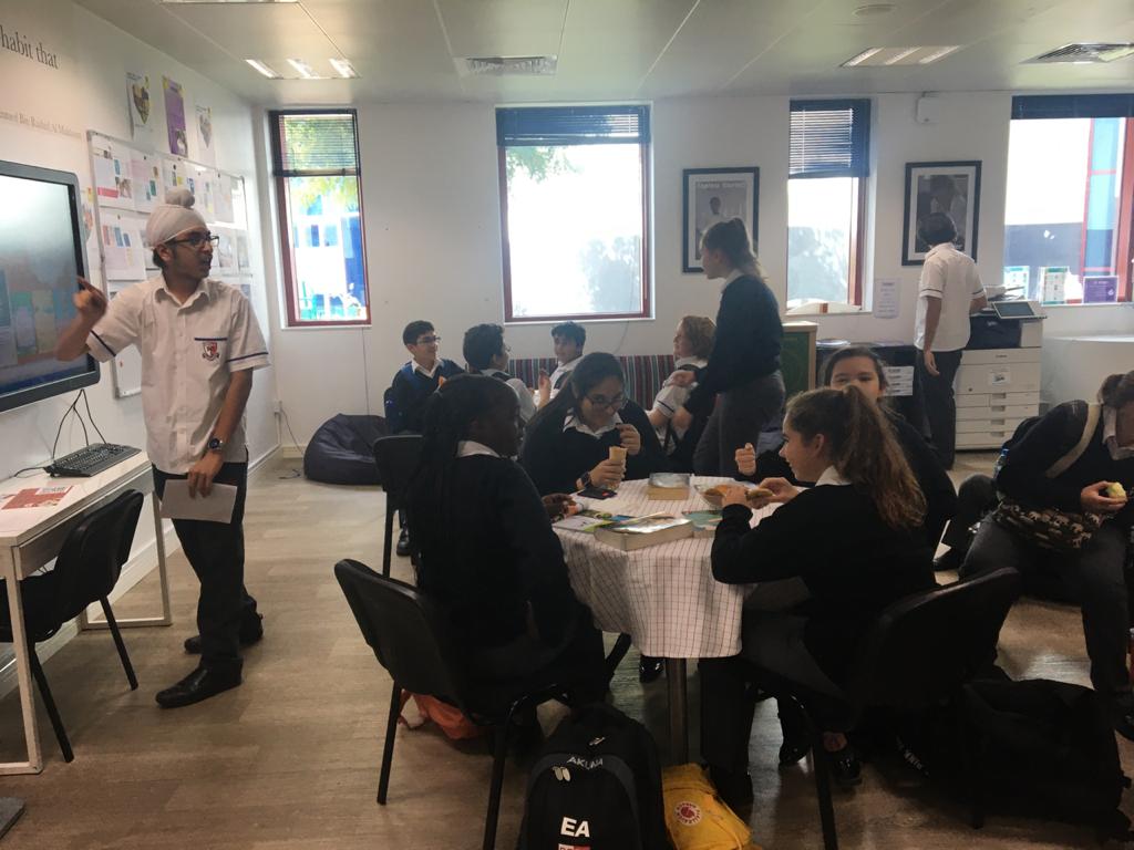 desclibrary's tweet photo. @desclibrary Such a buzz in the library LitFest cafe. So many Authors to see! @EmiratesLitFest @DESCDubai @DESCEnglish https://t.co/8zHEs1NH4l