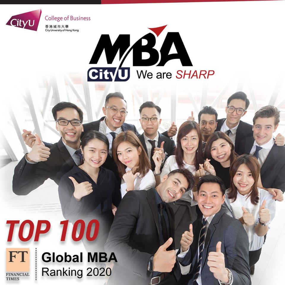 MbaCityu's tweet photo. Great news! #CityUMBA enters the #FinancialTimes 2020 Global MBA top-100. This means that the achievements of our students, graduates and faculty have received a wider level of #global #recognition. Congratulations!
#CityU #FT #MBARanking #WeAreSHARP https://t.co/Z2I3K4mRvj